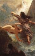 Henri Fantin-Latour The Three Rhine Maidens Norge oil painting reproduction